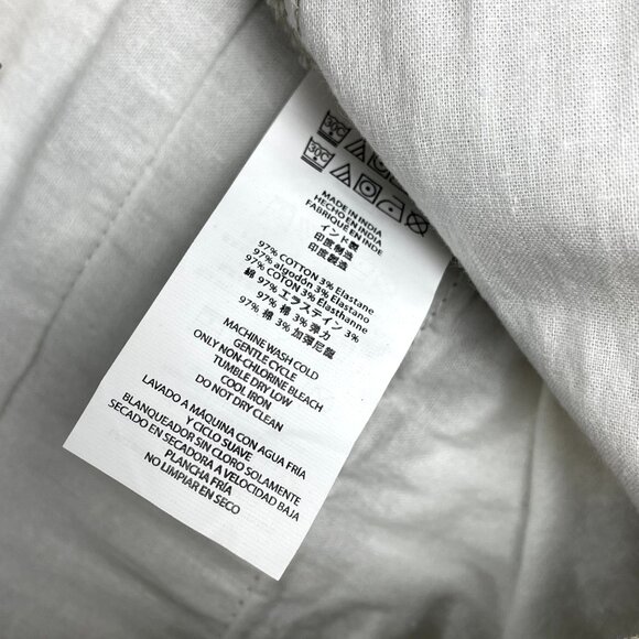 NWT Michael Kors Stretch Spring 1 Khaki Shorts Tan Herringbone Business Casual - Picture 7 of 10